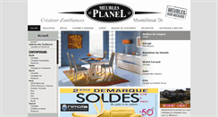 Desktop Screenshot of meubles-planel.fr